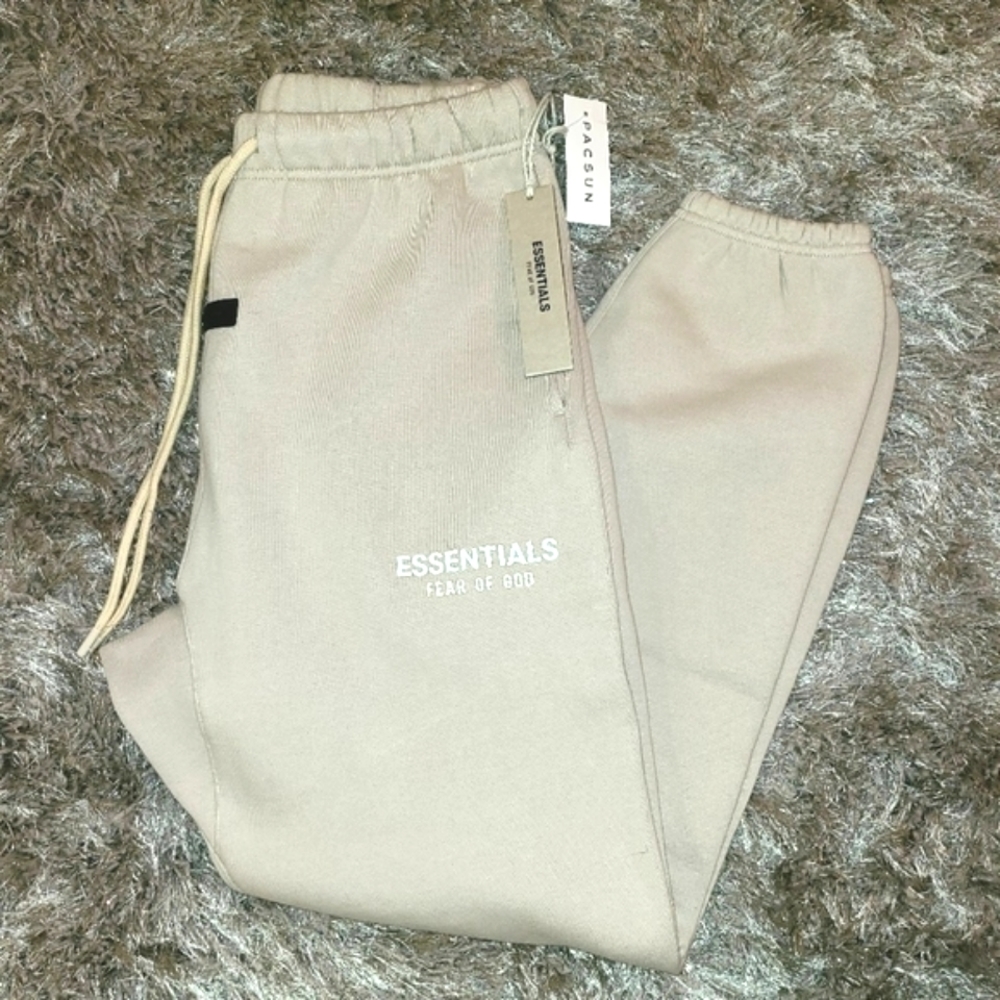 Essentials Fear of God Sweatpants (Silver Cloud) Size XS *Unisex*